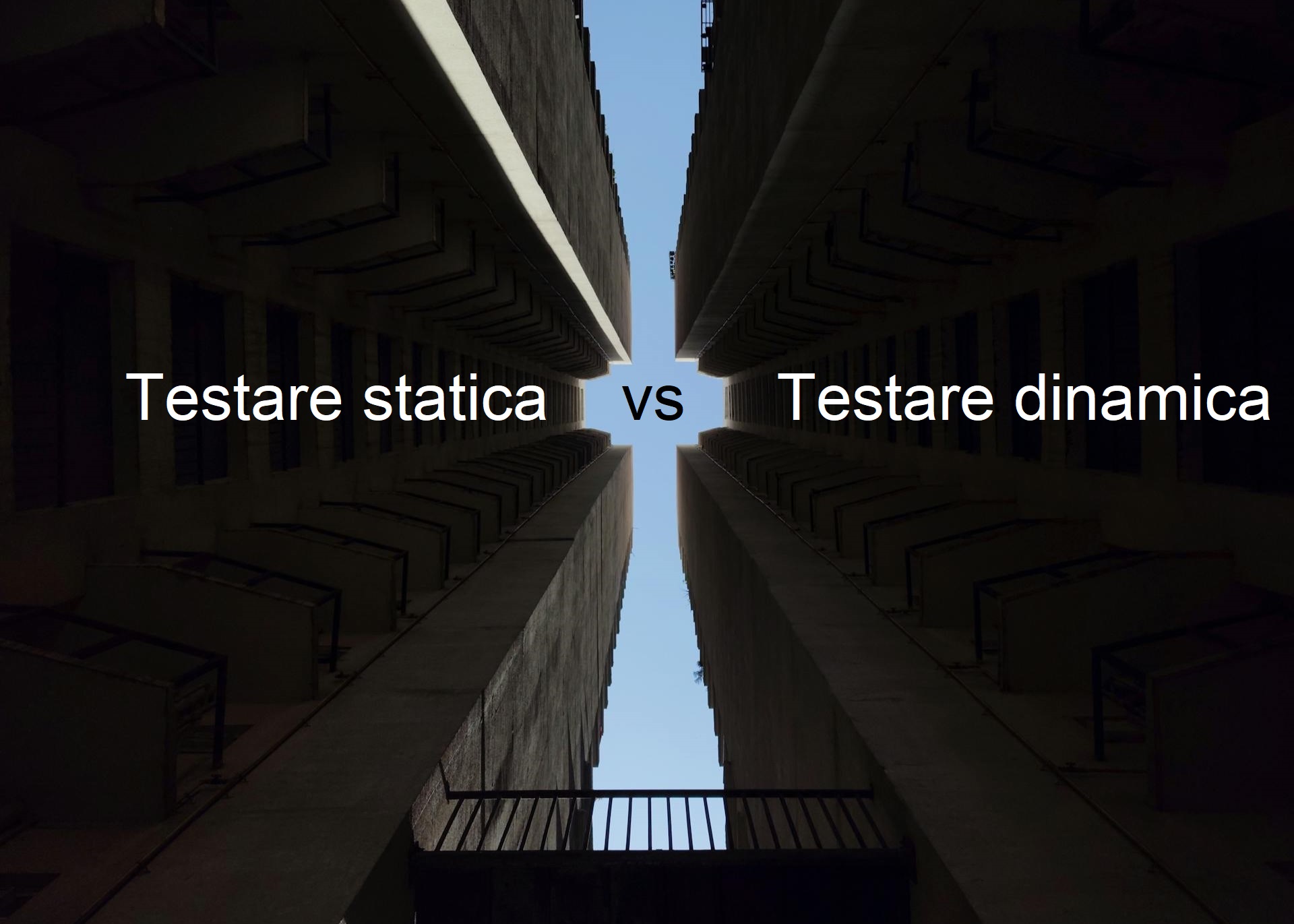 Testarea statica vs. testarea dinamica